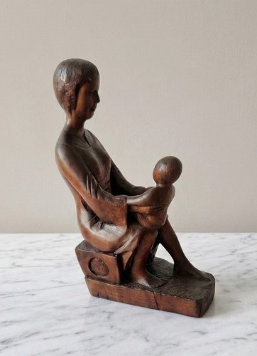 Scultura legno massiccio - in,